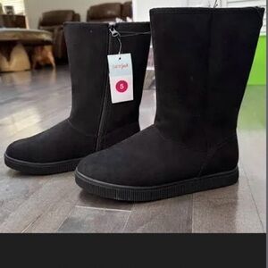 Black Kids Boots by Cat & Jack, size 5 New